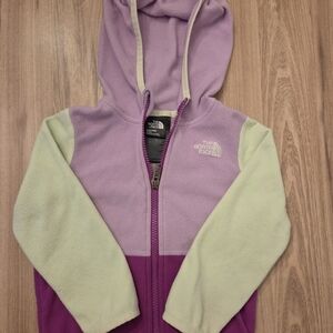 The North Face Kids' Lavender and Mint Hoodie
